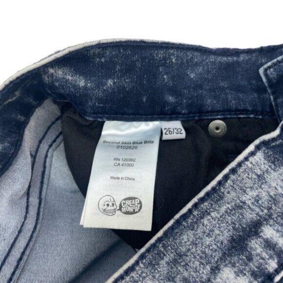 NWT CHEAP MONDAY Second Skin High Waisted Skinny Jean - Picture 4 of 6